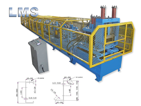 LMS CZ Fast-changing Purlin Roll Rorming Machine